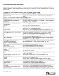 Washington State Covid-19 Point of Care Test Result Report Form - Washington, Page 2