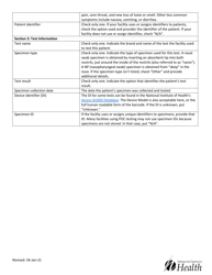 Washington State Covid-19 Point of Care Test Result Report Form - Washington, Page 3