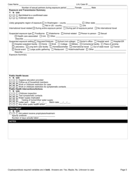 DOH Form 210-022 Cryptosporidiosis Reporting Form - Washington, Page 5