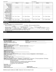 DOH Form 210-056 Diphtheria Reporting Form - Washington, Page 4