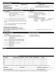 DOH Form 420-125 Enterovirus D68 Infection Reporting Form - Washington, Page 2