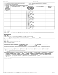 DOH Form 210-026 Giardiasis Reporting Form - Washington, Page 4