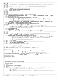 DOH Form 150-115 Hepatitis C - Acute Reporting Form - Washington, Page 3