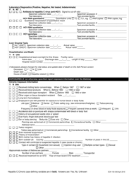 DOH Form 150-048 Hepatitis C - Chronic Reporting Form (Long) - Washington, Page 3