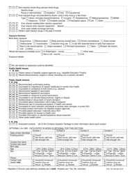 DOH Form 150-048 Hepatitis C - Chronic Reporting Form (Long) - Washington, Page 4