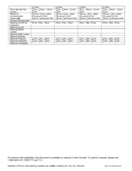 DOH Form 150-048 Hepatitis C - Chronic Reporting Form (Long) - Washington, Page 5