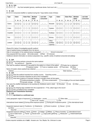DOH Form 210-021 Cholera Reporting Form - Washington, Page 4