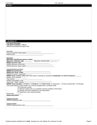 DOH Form 210-021 Cholera Reporting Form - Washington, Page 6