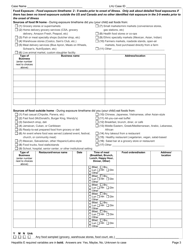 DOH Form 210-033 Hepatitis E Reporting Form - Washington, Page 3