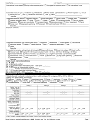 DOH Form 420-018 Novel Influenza Reporting Form - Washington, Page 7