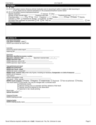 DOH Form 420-018 Novel Influenza Reporting Form - Washington, Page 8