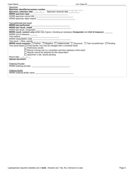 DOH Form 210-057 Leptospirosis Reporting Form - Washington, Page 5