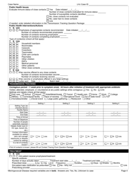DOH Form 210-038 Meningococcal Disease Reporting Form - Washington, Page 4
