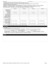 DOH Form 210-073 Measles Reporting Form - Washington, Page 4