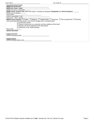 DOH Form 420-003 Human Prion Disease Reporting Form - Washington, Page 4