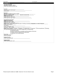 DOH Form 210-041 Pertussis Reporting Form - Washington, Page 5