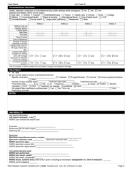 DOH Form 210-067 Rare Disease of Public Health Importance Reporting Form - Washington, Page 4