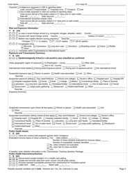 DOH Form 210-074 Rubella Reporting Form - Washington, Page 3