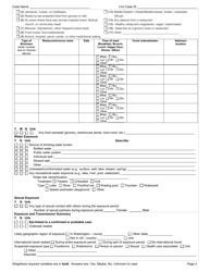 DOH Form 210-047 Shigellosis Reporting Form - Washington, Page 3