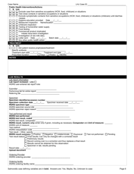 DOH Form 210-046 Salmonellosis Reporting Form - Washington, Page 6