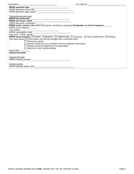 DOH Form 210-061 Tetanus Reporting Form - Washington, Page 4