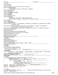 DOH Form 210-049 Tularemia Reporting Form - Washington, Page 2