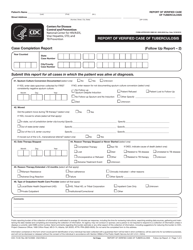 Form CDC72.9 Report of Verified Case of Tuberculosis, Page 5