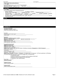 DOH Form 210-043 Q Fever Reporting Form - Washington, Page 4