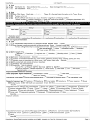 DOH Form 210-051 Unexplained Critical Illness or Death Reporting Form - Washington, Page 3