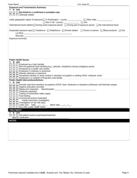 DOH Form 210-053 Yersiniosis Reporting Form - Washington, Page 5