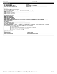 DOH Form 210-053 Yersiniosis Reporting Form - Washington, Page 6