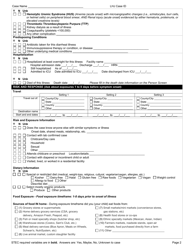 DOH Form 210-025 Shiga Toxin-Producing Escherichia Coli Reporting Form - Washington, Page 2