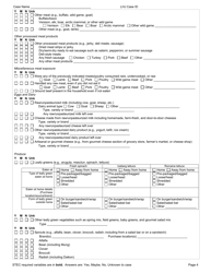 DOH Form 210-025 Shiga Toxin-Producing Escherichia Coli Reporting Form - Washington, Page 4