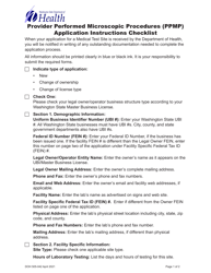 DOH Form 505-031 Provider Performed Microscopic Procedures (Ppmp) Medical Test Site License Application - Washington, Page 3