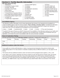 DOH Form 505-032 Accredited Medical Test Site License Application - Washington, Page 10