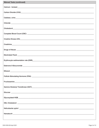DOH Form 505-032 Accredited Medical Test Site License Application - Washington, Page 12