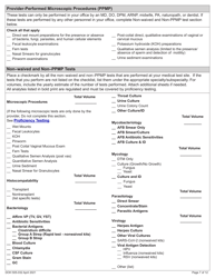 DOH Form 505-032 Accredited Medical Test Site License Application - Washington, Page 15