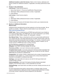 DOH Form 505-032 Accredited Medical Test Site License Application - Washington, Page 4