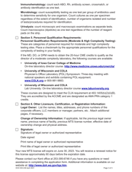 DOH Form 505-032 Accredited Medical Test Site License Application - Washington, Page 5