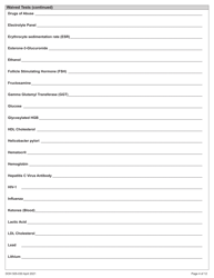DOH Form 505-030 Categorized Medical Test Site License Application - Washington, Page 12