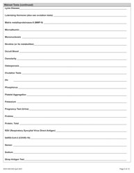 DOH Form 505-030 Categorized Medical Test Site License Application - Washington, Page 13