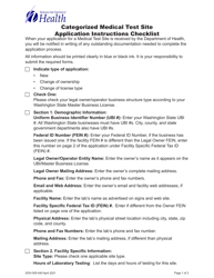 DOH Form 505-030 Categorized Medical Test Site License Application - Washington, Page 3