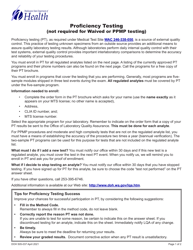DOH Form 505-030 Categorized Medical Test Site License Application - Washington, Page 7