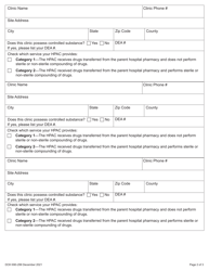 DOH Form 690-299 Hospital Pharmacy Associated Clinics Form - Washington, Page 4