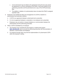 DOH Form 690-212 Collaborative Drug Therapy Agreement Review Form - Washington, Page 2