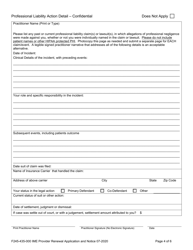 Form F245-435-000 Ime Provider Renewal Application - Washington, Page 4