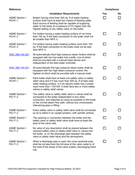 Form F620-053-000 Pre-inspection Checklist for High Pressure Boilers - Washington, Page 4