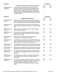 Form F620-052-000 Pre-inspection Checklist for Low Pressure Steam Boilers - Washington, Page 3