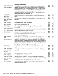 Form F622-013-000 Electric/Gas Conversion Pre-inspection Checklist - Washington, Page 2