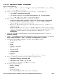 Form F280-045-000 Provider Supplemental Requirements for Non-accredited or Unlicensed Training Providers - Washington, Page 3